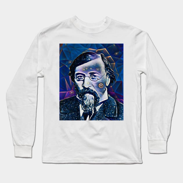 Nikolay Chernyshevsky Portrait | Nikolay Chernyshevsky Artwork 5 Long Sleeve T-Shirt by JustLit